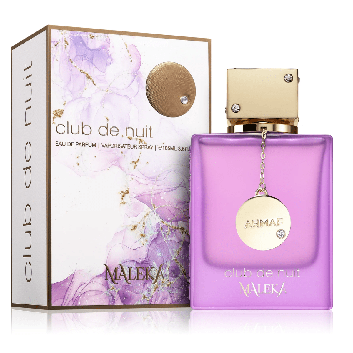 Frasco elegante do perfume árabe feminino Armaf Club de Nuit Maleka 105ml