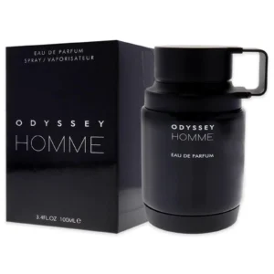 Frasco preto original do perfume árabe masculino Armaf Odyssey Homme 100ml