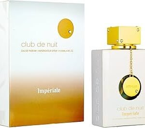 Frasco branco pérola luxuoso do perfume árabe feminino Armaf Club de Nuit Imperiale 105ml