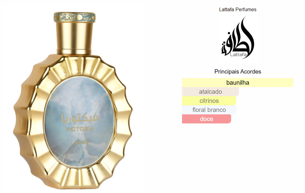 Frasco azul luxuoso do perfume árabe Lattafa Victoria 100ml