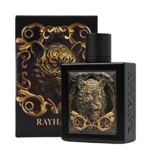 Frasco do perfume árabe masculino Rayhaan Tiger EDP 100ml