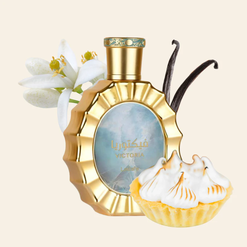 Frasco azul luxuoso do perfume árabe Lattafa Victoria 100ml
