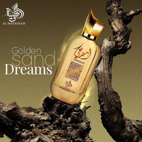 Frasco elegante do perfume árabe Al Wataniah Ameerati 100ml