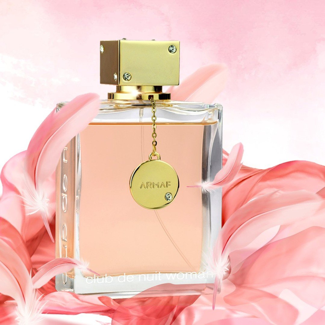 Frasco de vidro pesado e luxuoso do perfume árabe feminino Armaf Club de Nuit Woman 105ml