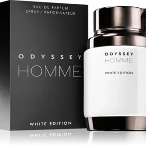 Frasco branco original do perfume árabe masculino Armaf Odyssey Homme White Edition 100ml