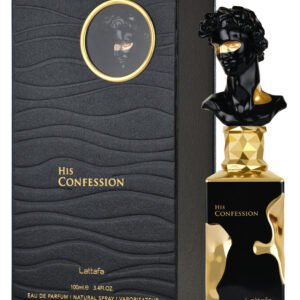 Lattafa His Confession inspirado em Armani Code Parfum.