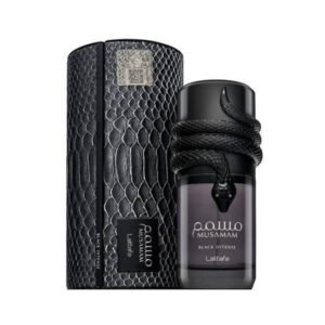 Perfume Lattafa Musamam Black Intense inspirado no Tygar Bvlgari