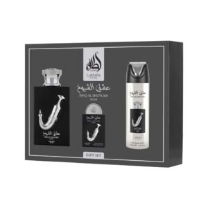 Frasco prateado e luxuoso do perfume árabe Lattafa Pride Ishq Al Shuyukh Silver 100ml