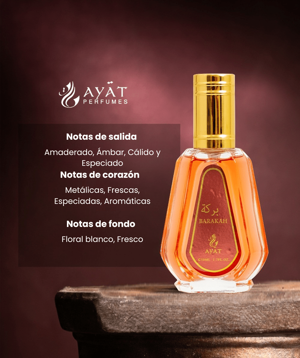 Frasco de vidro elegante com líquido rosa do perfume feminino Ayat Ameerat Al Arabia 50ml