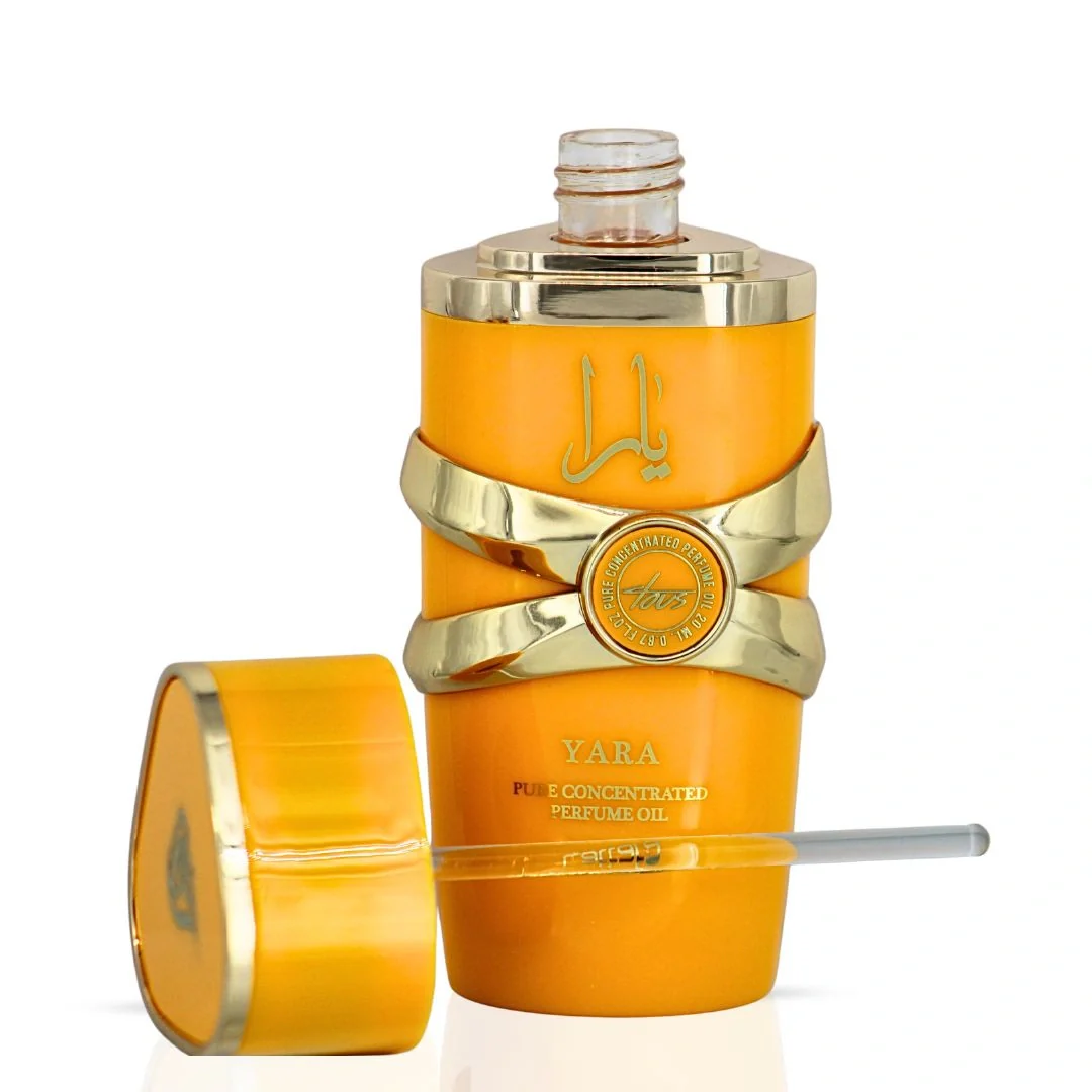 Óleo concentrado tropical sem álcool Lattafa Yara Tous Perfume Oil 20ml manga e coco