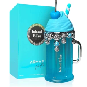 Frasco solar do perfume feminino Armaf Island Bliss 100ml inspiração Alien Goddess