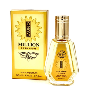 Frasco elegante do perfume masculino Fragrance World La Uno Million Le Parfum 50ml