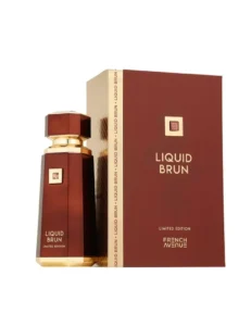 Frasco imponente do perfume árabe Liquid Brun Limited Edition Fragrance World