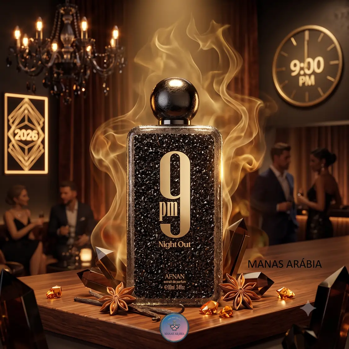 Afnan 9PM Night Out Extrait de Parfum 100ml