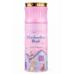 Frasco de 200ml do desodorizante em spray Paris Corner Marshmallow Blush.