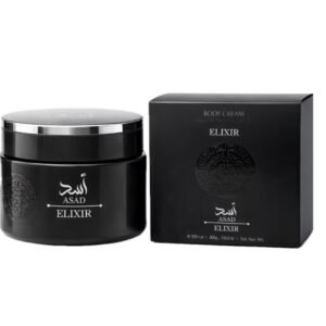 Pote luxuoso do Hidratante Masculino Asad Elixir em Pasta da Isabelle La Belle 200g.