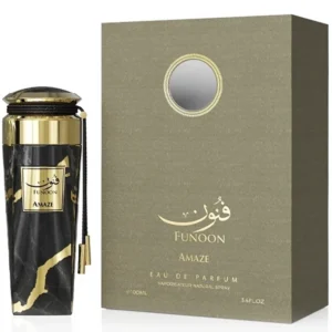 Frasco do perfume árabe unissexo Funoon Amaze de Amaran Parfums