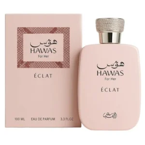 Frasco do perfume árabe floral doce Rasasi Hawas Eclat EDP