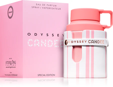 Frasco do perfume feminino Armaf Odyssey Candee Eau de Parfum de 100ml