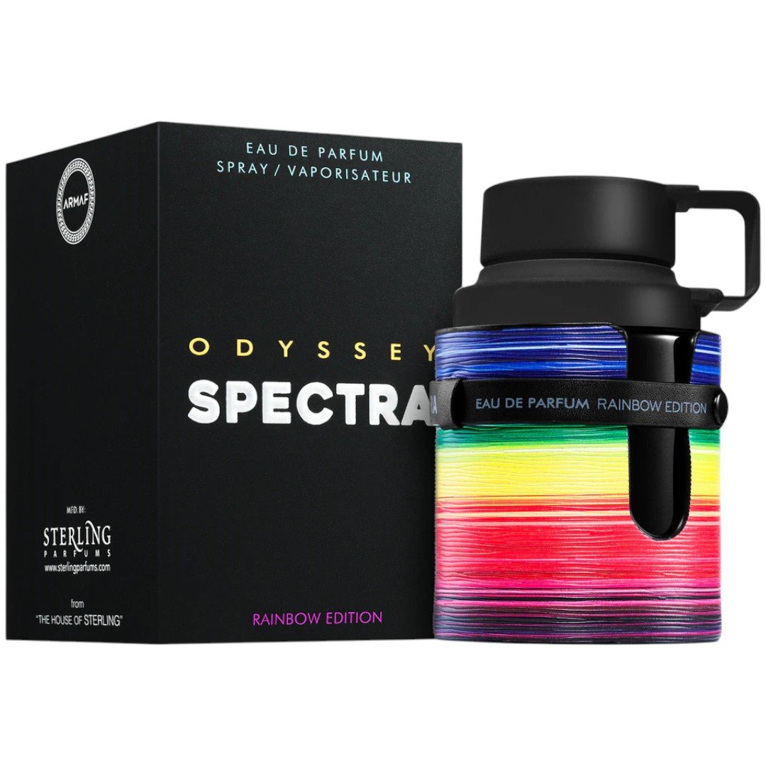 Frasco do perfume unissexo Armaf Odyssey Spectra Eau de Parfum de 100ml