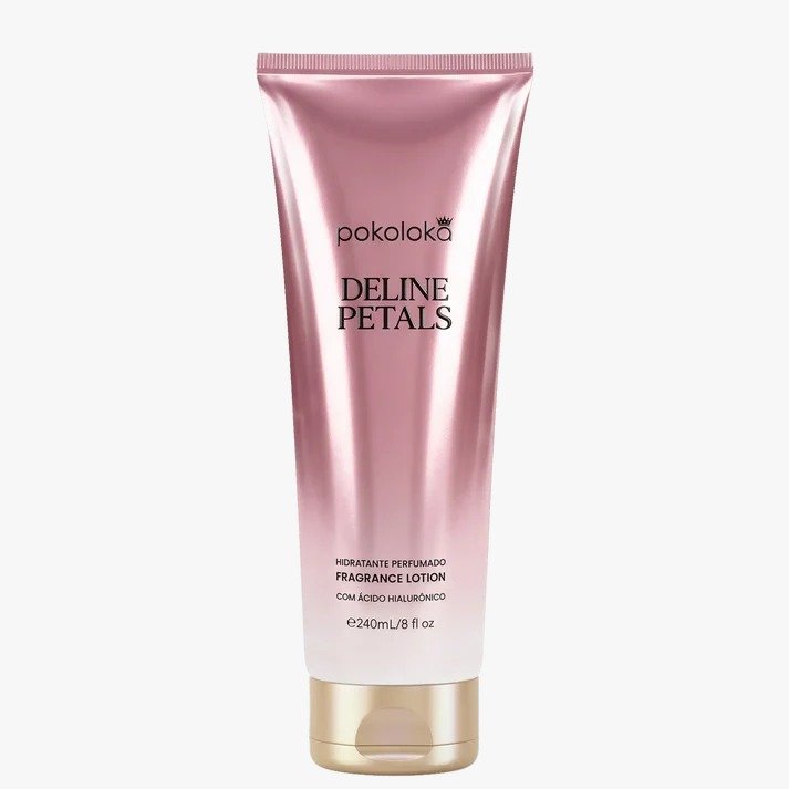 Embalagem do Hidratante Perfumado Luxury Deline Petals Pokoloka 240ml