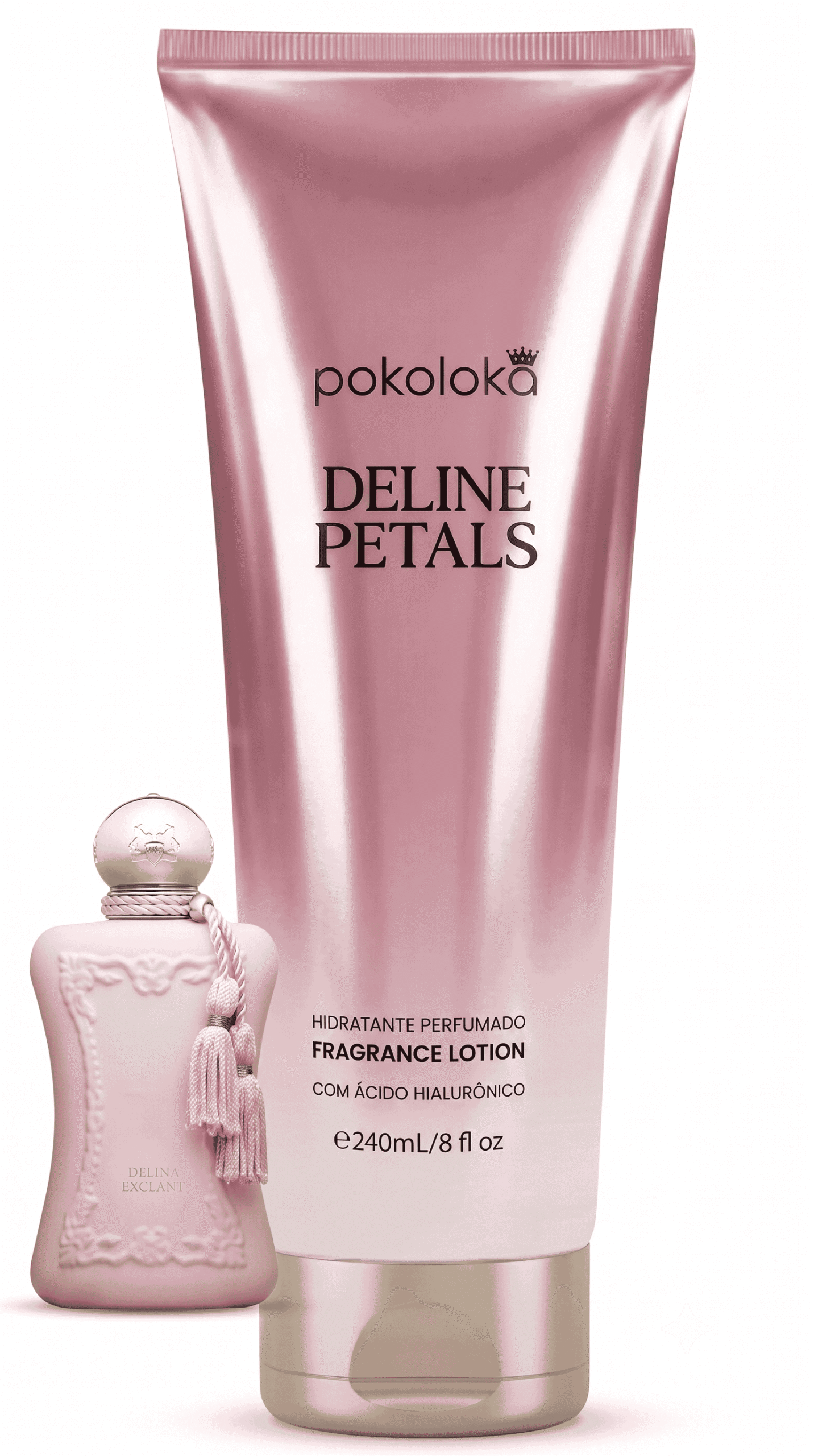 Creme corporal Luxury Deline Petals Inspirado no Delina de Parfums de Marly
