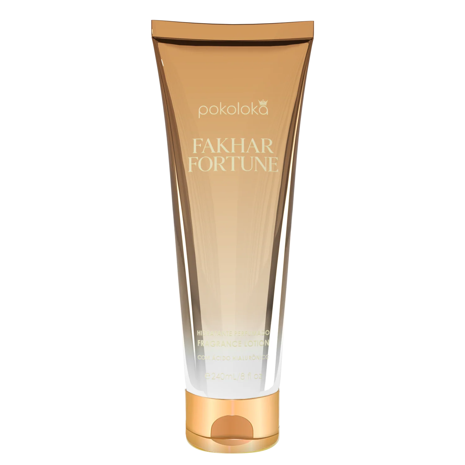 Embalagem do Hidratante Perfumado Luxury Fakhar Fortune Pokoloka 240ml