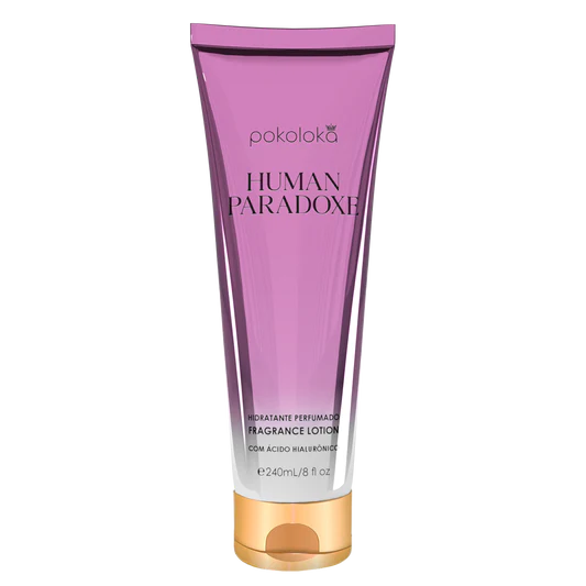 Embalagem do Hidratante Perfumado Luxury Human Paradoxe Pokoloka 240ml
