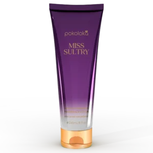 Embalagem do Hidratante Perfumado Luxury Miss Sultry Pokoloka 240ml