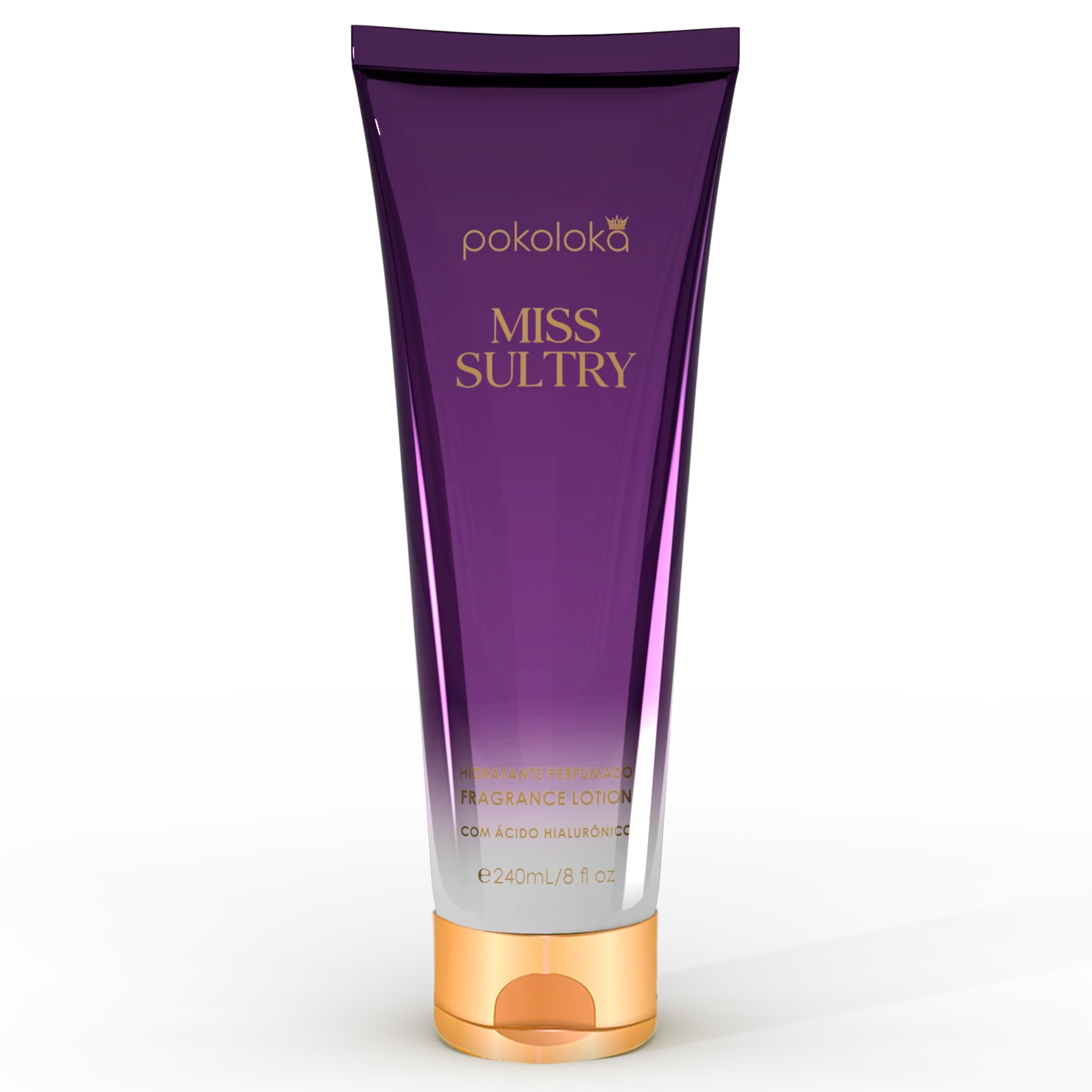 Embalagem do Hidratante Perfumado Luxury Miss Sultry Pokoloka 240ml