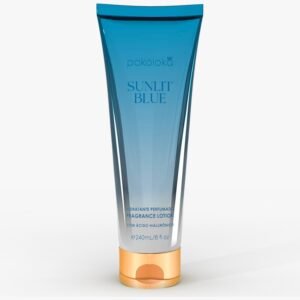 Embalagem do Hidratante Perfumado Luxury Sunlit Blue Pokoloka 240ml