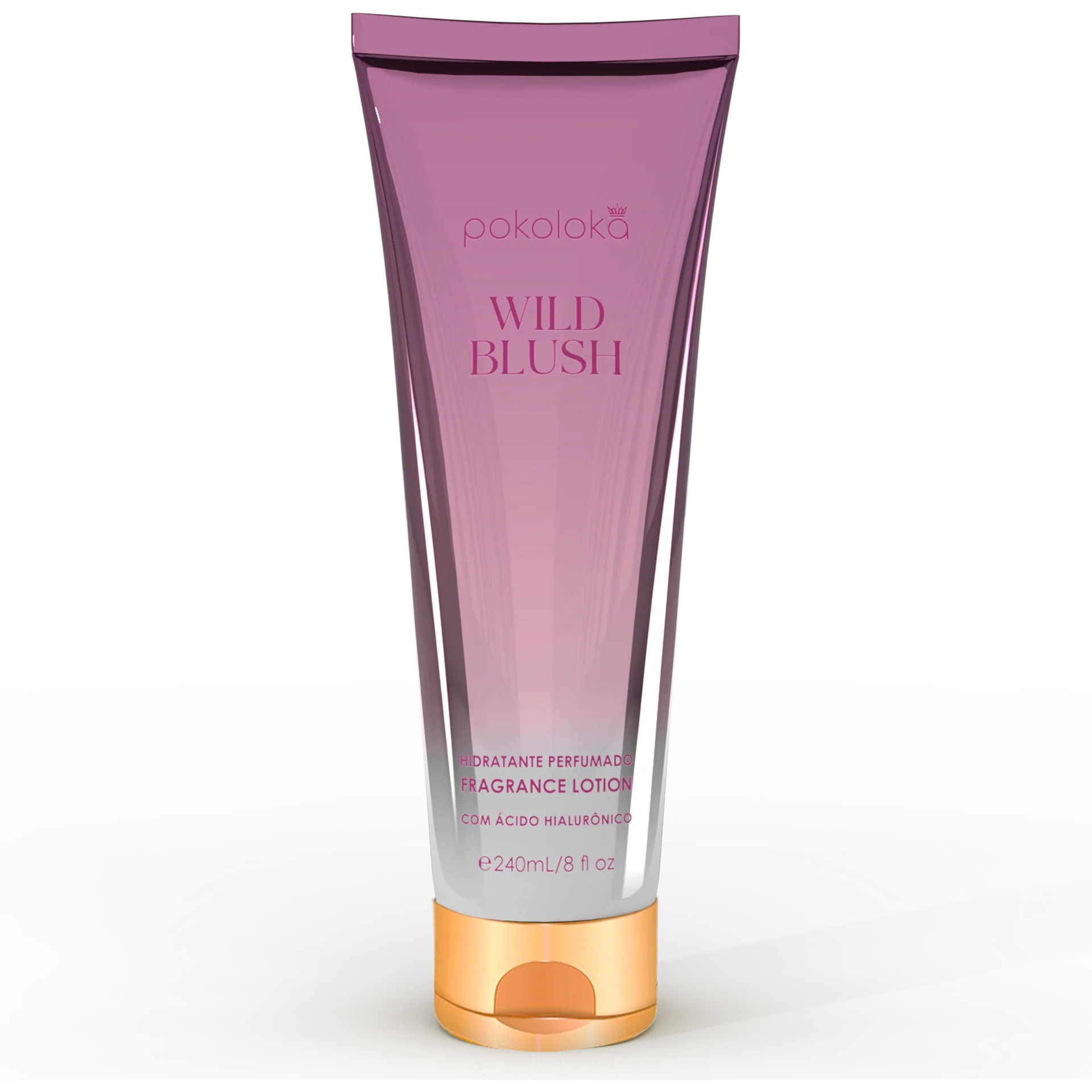 Embalagem do Hidratante Perfumado Luxury Wild Blush Pokoloka 240ml