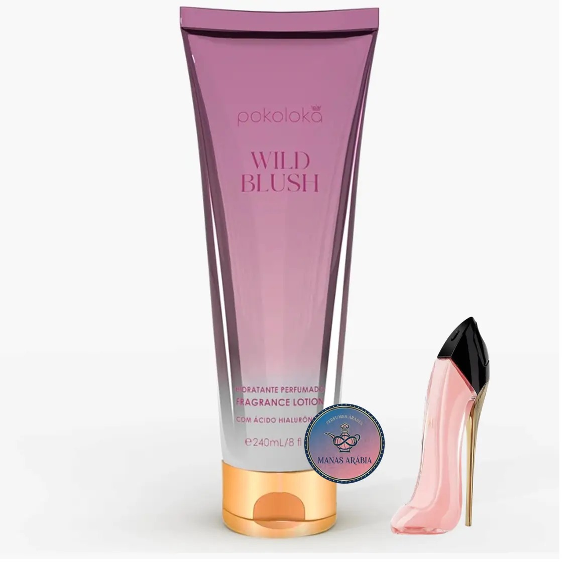 Hidratante Perfumado Luxury Wild Blush Pokoloka 240ml - Inspiração Good Girl