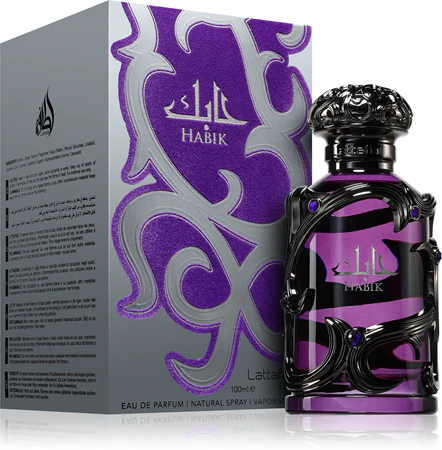 Frasco do perfume masculino Lattafa Habik For Men Eau de Parfum de 100ml