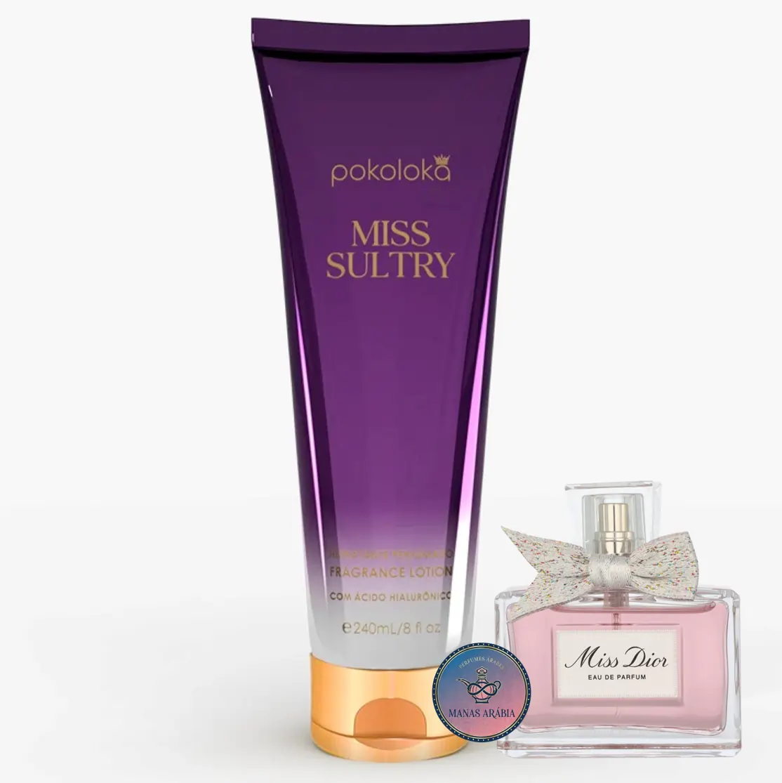 Hidratante Perfumado Luxury Miss Sultry Pokoloka inspiração Miss Dior