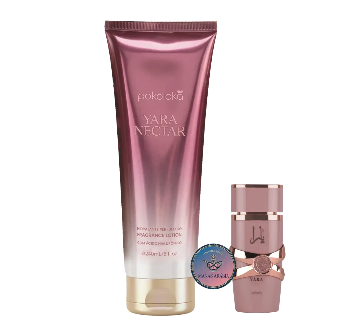 Hidratante Perfumado Luxury Yara Nectar Pokoloka 240ml - inspiração Yara Elixir