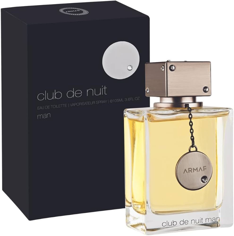 Frasco do perfume masculino Armaf Club de Nuit Man Eau de Toilette de 100ml