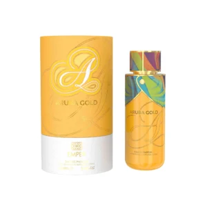 Ingredientes frutados, florais e amadeirados inspiradores do Aruba Gold da Emper