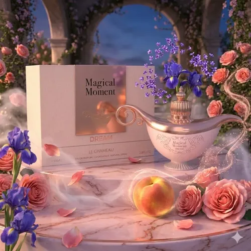 Ingredientes florais e inspiração nobre do perfume Magical Moment Dream