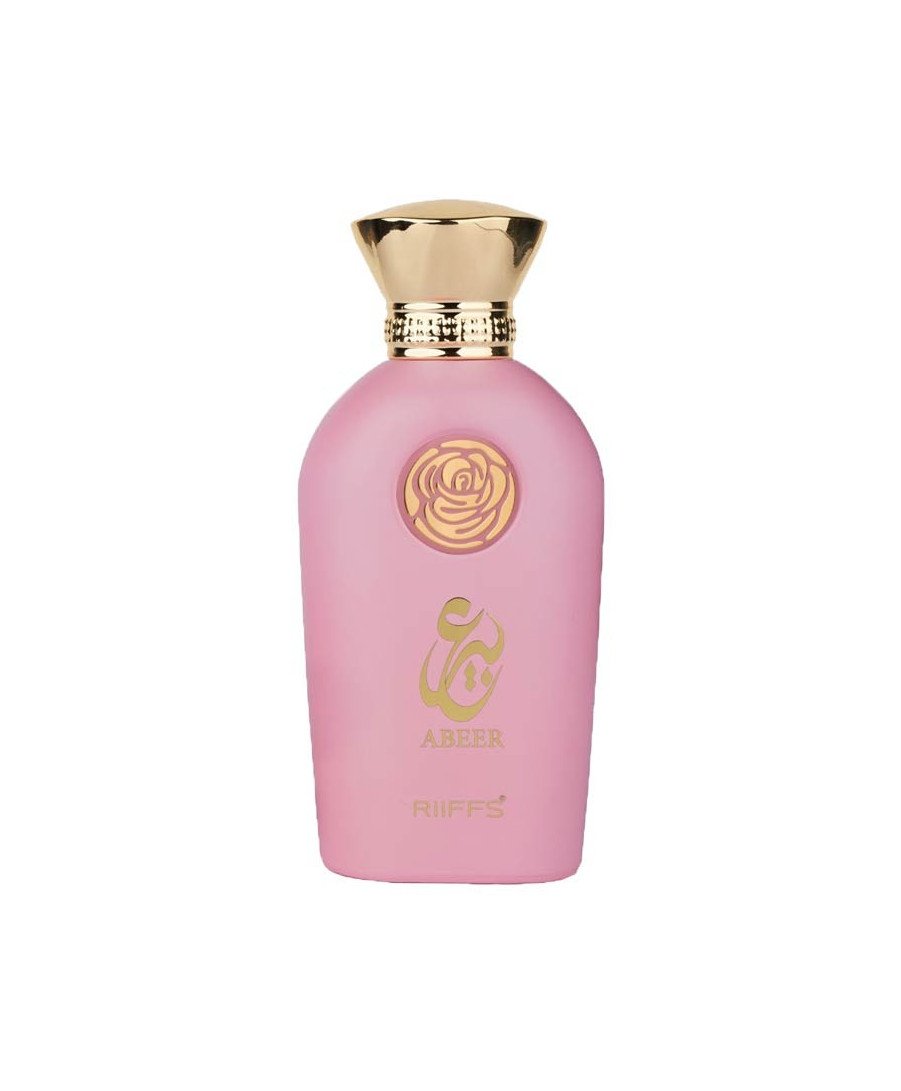 Detalhes da embalagem e do frasco do perfume Riiffs Abeer