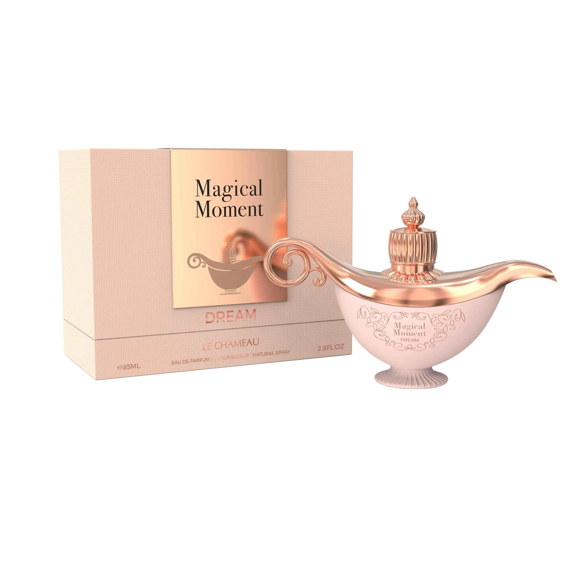 Frasco do perfume feminino Magical Moment Dream Le Chameau Eau de Parfum de 85ml