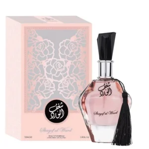 Frasco do perfume feminino Shagaf Al Ward Al Wataniah Eau de Parfum de 100ml