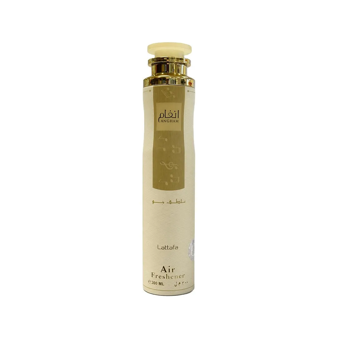 Frasco de spray do ambientador Lattafa Angham de 300ml