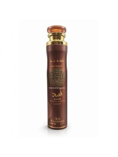 Frasco de spray do ambientador Lattafa Asad Bourbon de 300ml