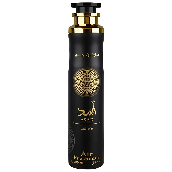 Frasco de spray do ambientador Lattafa Asad de 300ml