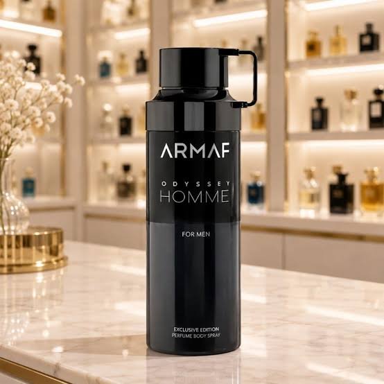 Detalhes do pulverizador do desodorizante Armaf Odyssey Homme