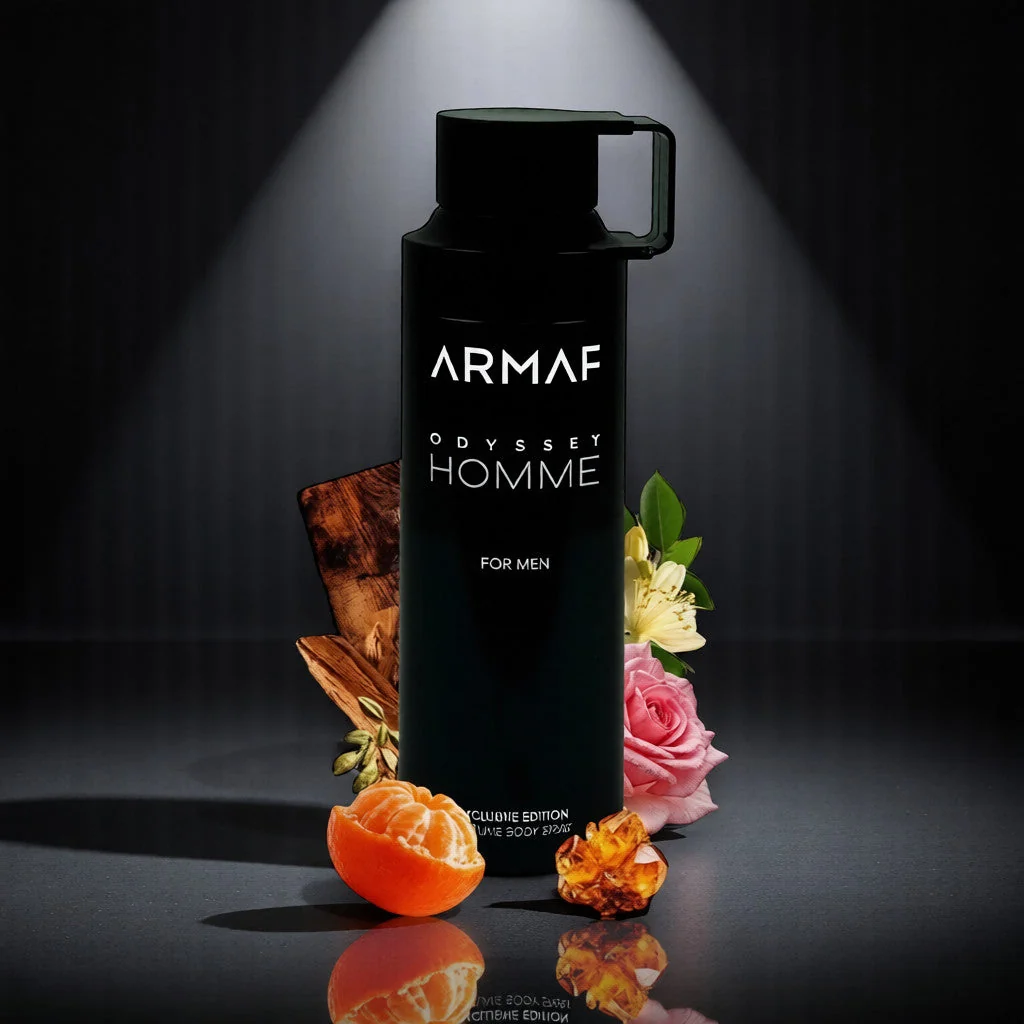 Ingredientes quentes e orientais inspiradores do desodorizante Armaf Odyssey Homme