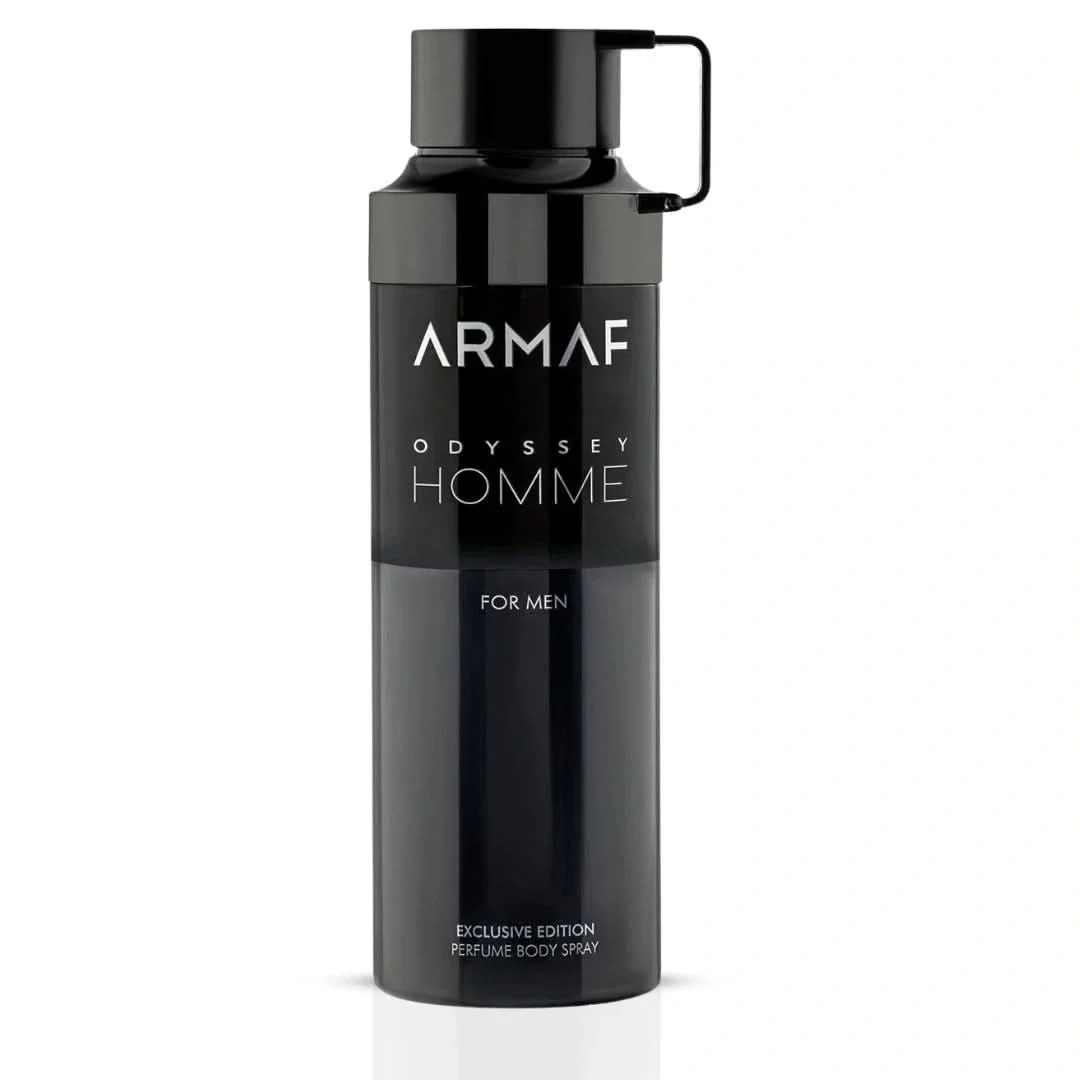 Lata do desodorizante Armaf Odyssey Homme Body Spray de 200ml
