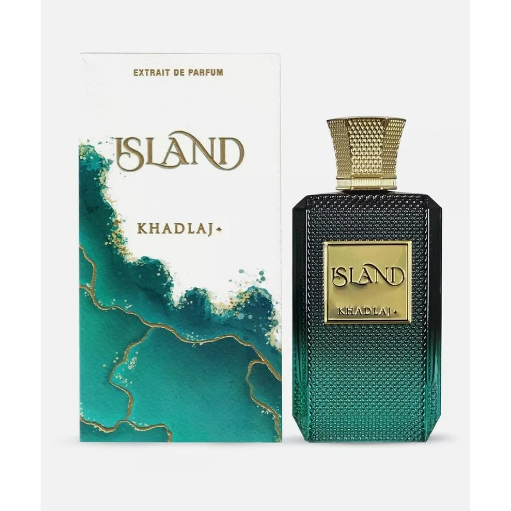 Khadlaj Island frasco e caixa