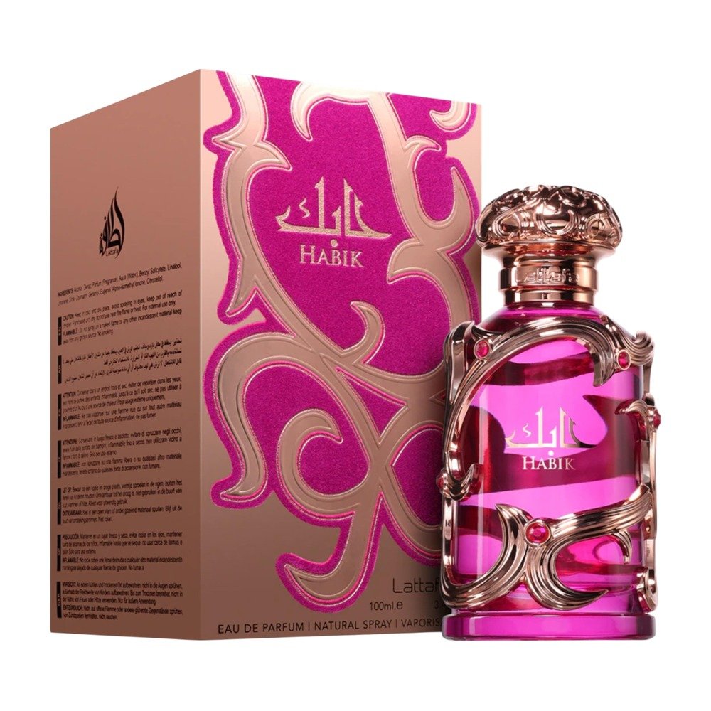 Lattafa Habik for Women – frasco e caixa